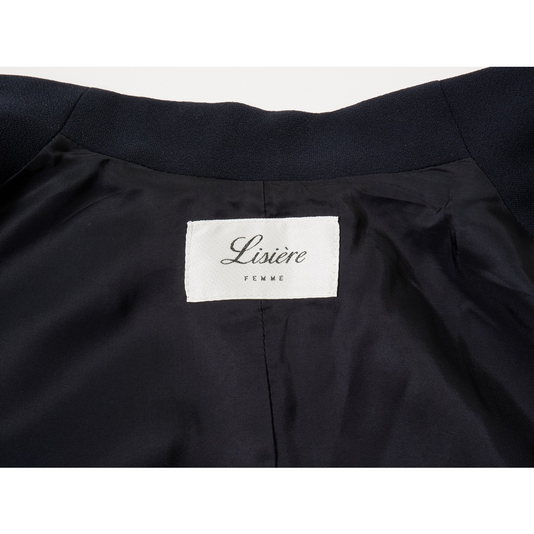 Lisiere L'Appartement/リジエール アパルトモン 2023 No Collar Relax Jacket (NAVY) ノーカラージャケット【36】【LJKA74776】 レディースのジャケット/アウター(その他)の商品写真