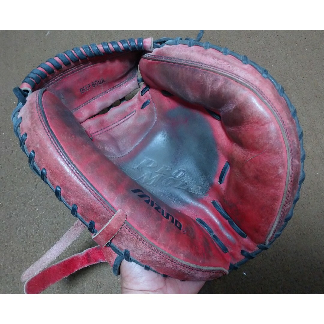 MIZUNO(ミズノ)のMizuno  ビューリーグ 軟式 キャッチャーミット グローブ 青ビュー スポーツ/アウトドアの野球(グローブ)の商品写真