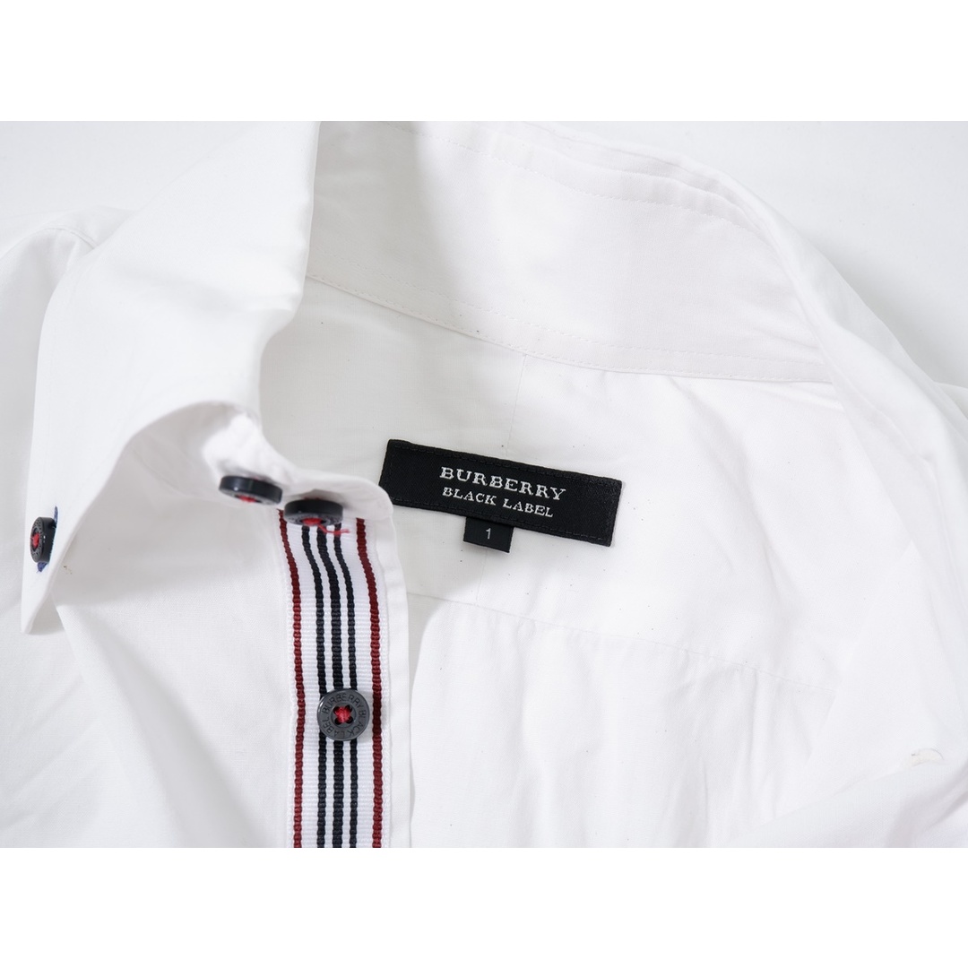 BURBERRY BLACK LABEL/バーバリー ブラックレーベル ホースマーク刺繍 B.D長袖ドレスシャツ【1】【MSHA74822】 メンズのトップス(その他)の商品写真
