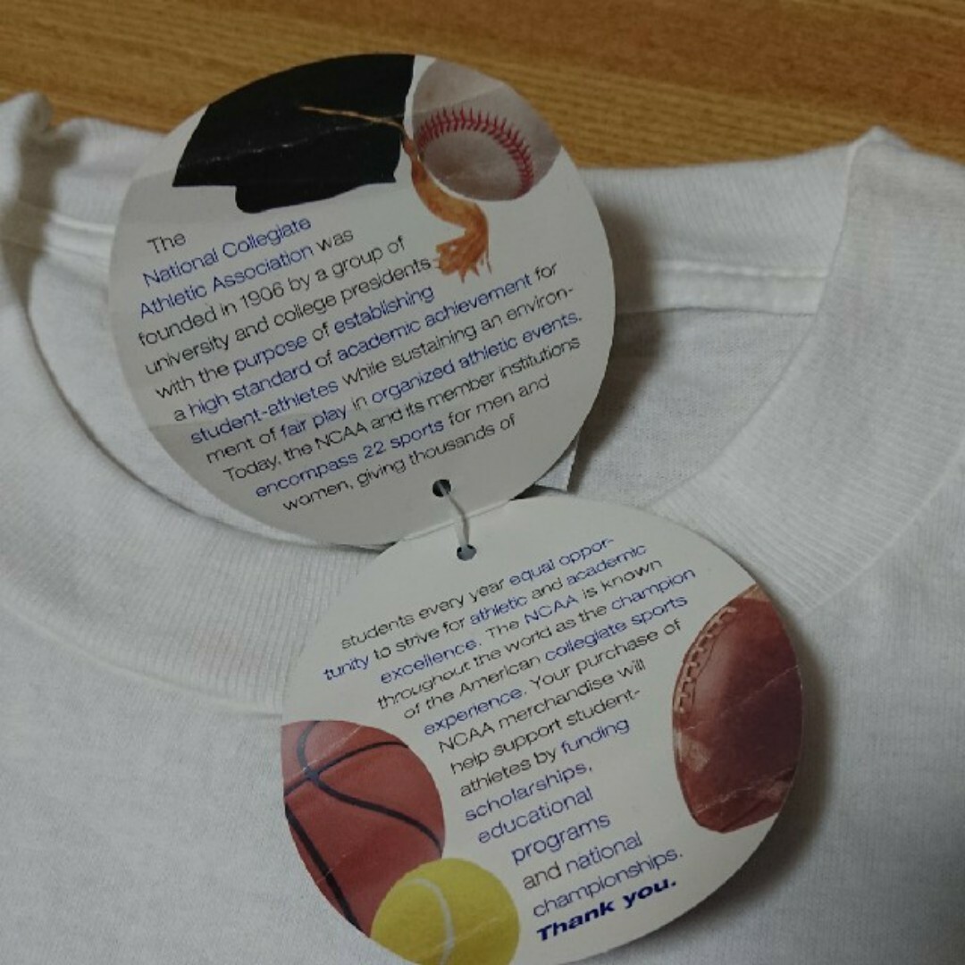 ユタ大学 90s古着 Tシャツ カレッジバスケットボール ビッグプリント メンズのトップス(Tシャツ/カットソー(半袖/袖なし))の商品写真