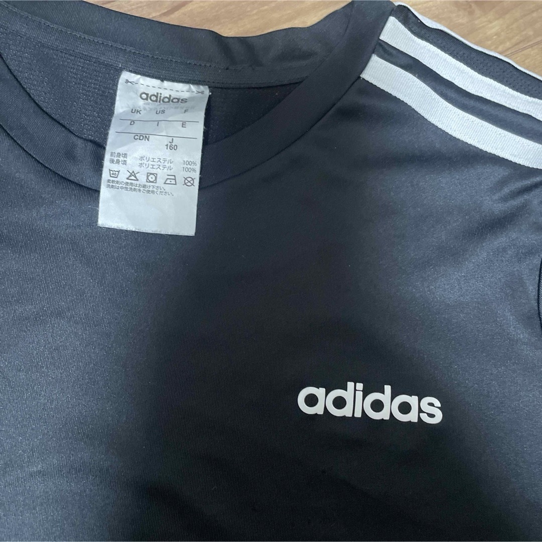 adidas(アディダス)のアディダスドライTシャツ160cm キッズ/ベビー/マタニティのキッズ服男の子用(90cm~)(Tシャツ/カットソー)の商品写真