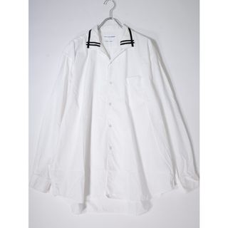 COMME des GARCONS SHIRT/コムデギャルソンシャツ 襟ブレード装飾デザイン オープンカラーオーバーシルエット長袖シャツ【L】【MSHA74665】(その他)