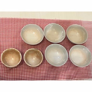 萩焼　ご飯茶碗5個と湯呑み茶碗2個(食器)
