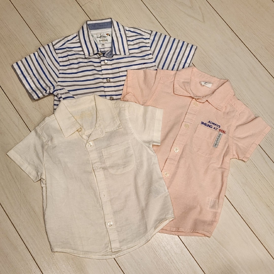 子供服　シャツ　90～105サイズセット キッズ/ベビー/マタニティのキッズ服男の子用(90cm~)(その他)の商品写真