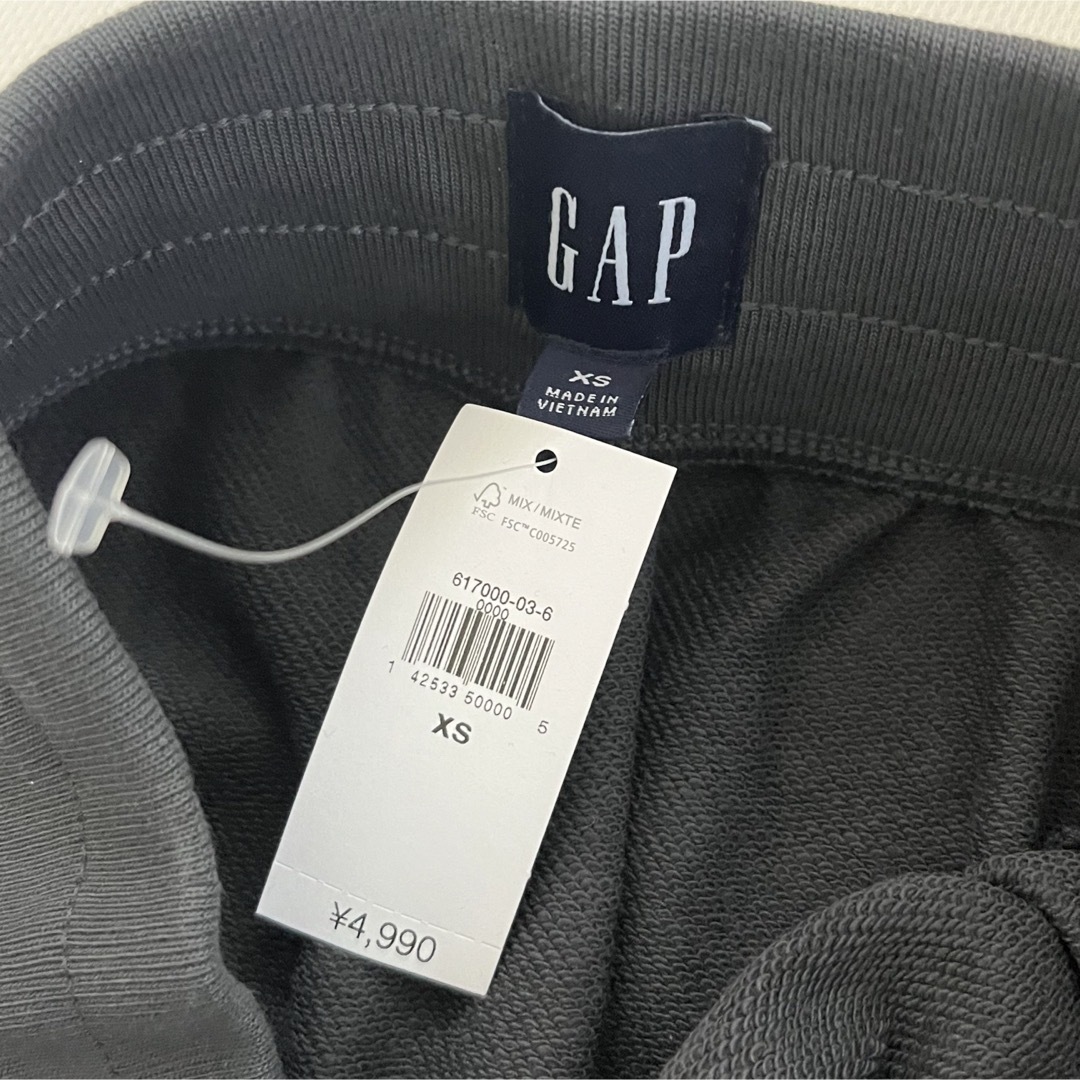 GAP(ギャップ)のGAP ミニスカート　スウェット　XS ブラック レディースのスカート(ミニスカート)の商品写真