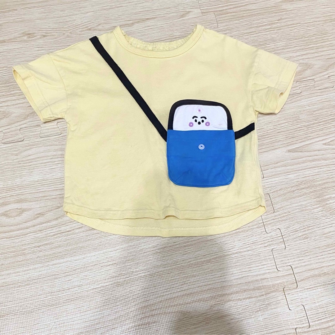 GU(ジーユー)のシナぷしゅ　Tシャツ　2枚セット キッズ/ベビー/マタニティのキッズ服男の子用(90cm~)(Tシャツ/カットソー)の商品写真