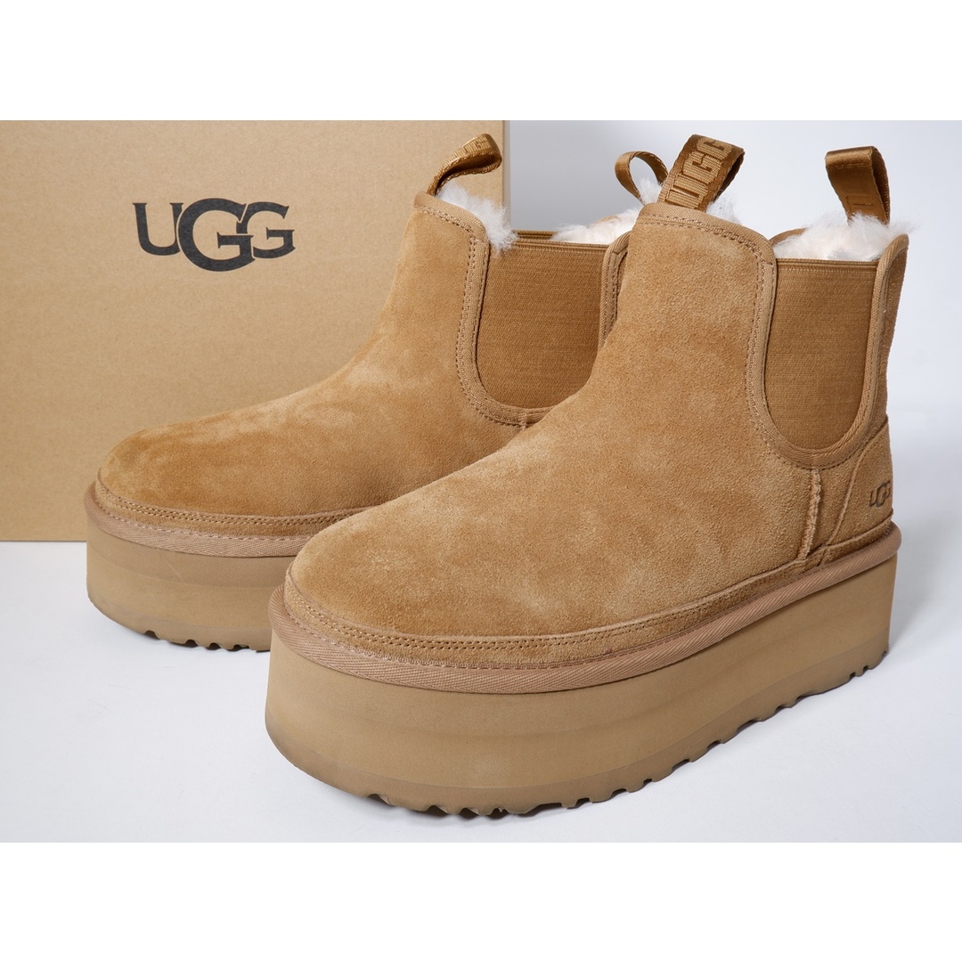 UGG/アグ ドゥーズィエムクラス購入2023AW Platform Chelsea Bootsプラットフォームチェルシーブーツ【8(25cm))】【LFWA74683】 レディースの靴/シューズ(その他)の商品写真