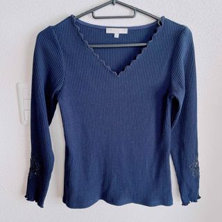 PROPORTION BODY DRESSING 袖レースカットソー