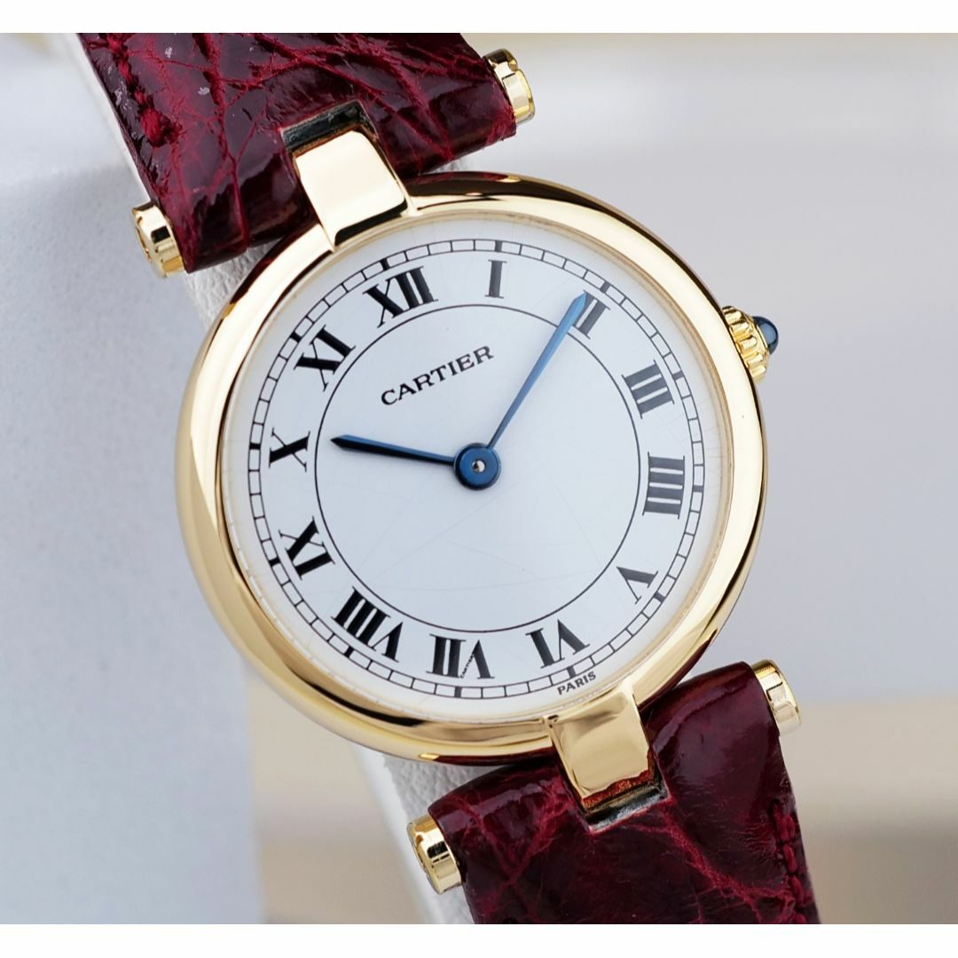 Cartier(カルティエ)の美品 カルティエ ヴァンドーム ルイ カルティエ 18KYG ローマン SM レディースのファッション小物(腕時計)の商品写真