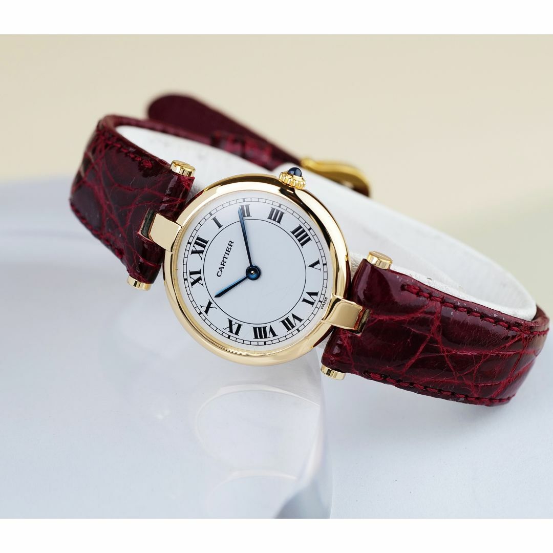 Cartier(カルティエ)の美品 カルティエ ヴァンドーム ルイ カルティエ 18KYG ローマン SM レディースのファッション小物(腕時計)の商品写真