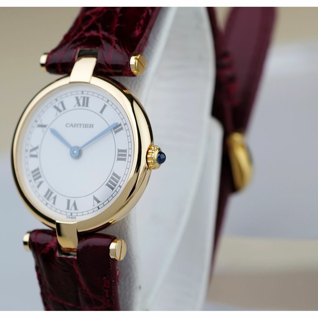 Cartier(カルティエ)の美品 カルティエ ヴァンドーム ルイ カルティエ 18KYG ローマン SM レディースのファッション小物(腕時計)の商品写真