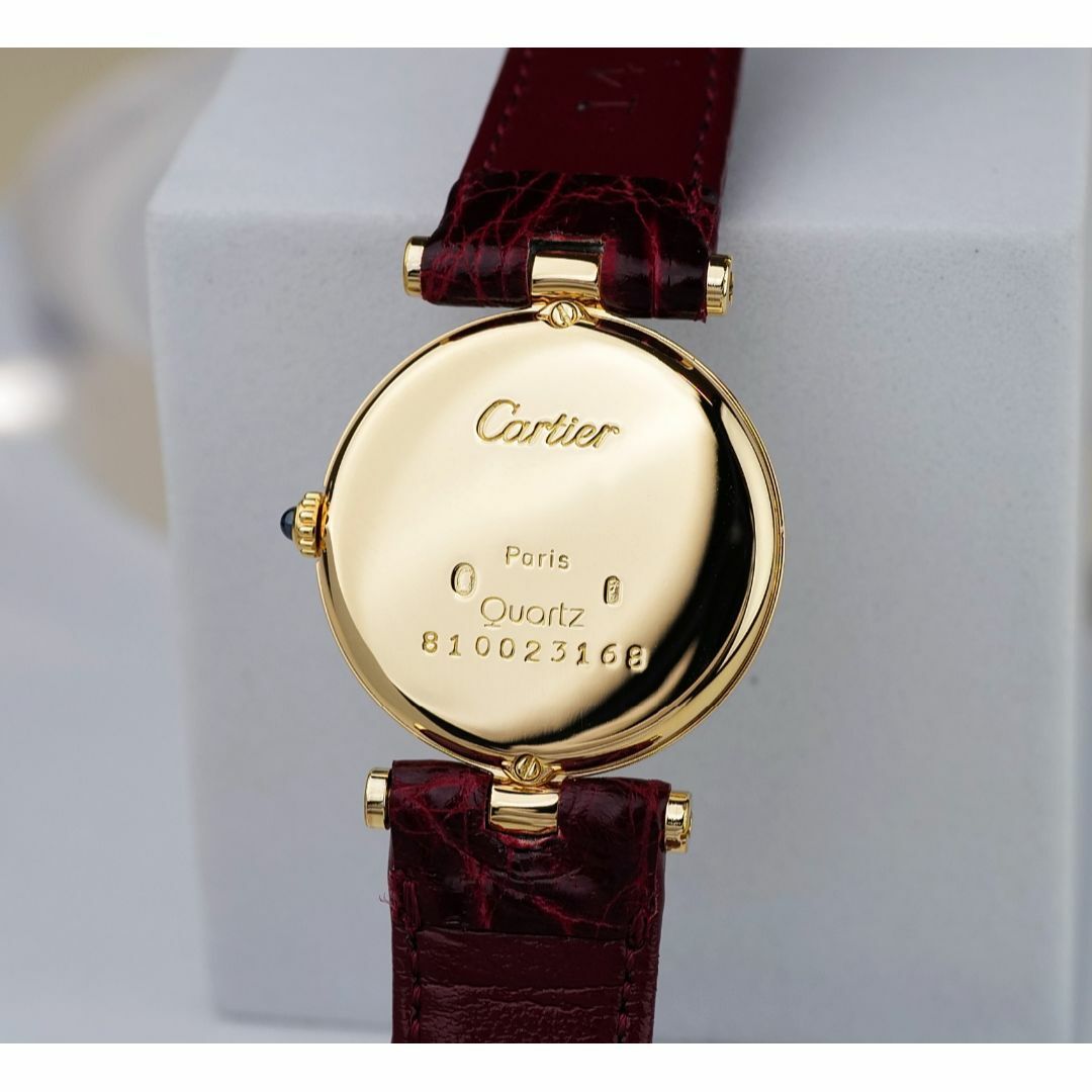 Cartier(カルティエ)の美品 カルティエ ヴァンドーム ルイ カルティエ 18KYG ローマン SM レディースのファッション小物(腕時計)の商品写真