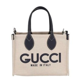 グッチ(Gucci)の<br>GUCCI グッチ/プリント2WAYミニトートバッグ/772144/520***/SAランク/91【中古】(その他)