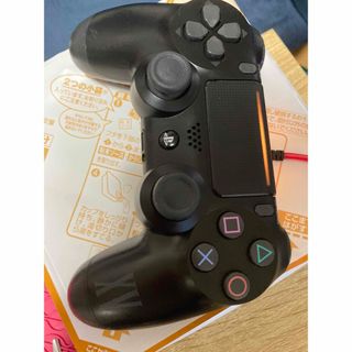 PS4デュアルショック4 動作OK!落書きありのジャンク品(その他)