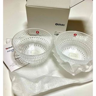 イッタラ(iittala)の新品　イッタラ  カステヘルミ　ボウル　230ml  クリア　2点  お箱付き(食器)