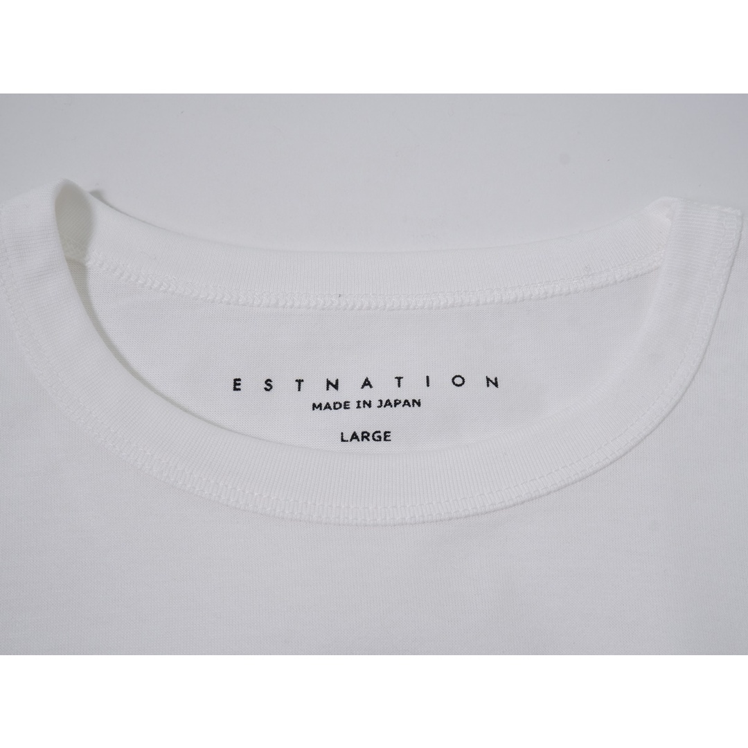 ESTNATION/エストネーション GIZAndy クルーネック半袖Tシャツ【L】【MTSA74767】 メンズのトップス(その他)の商品写真