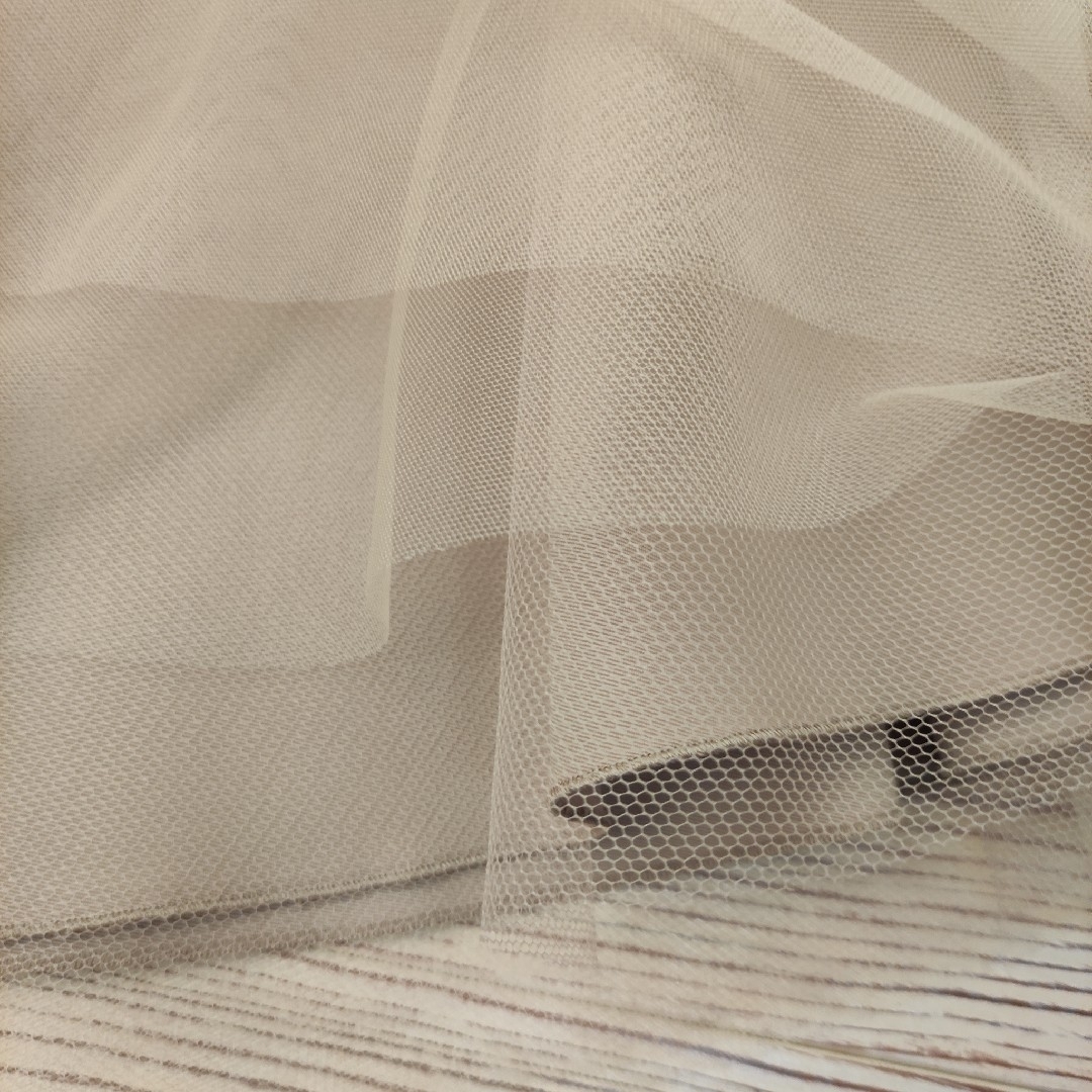 👗EPOCA チュールフレアスカート ベージュ レディースのスカート(ひざ丈スカート)の商品写真
