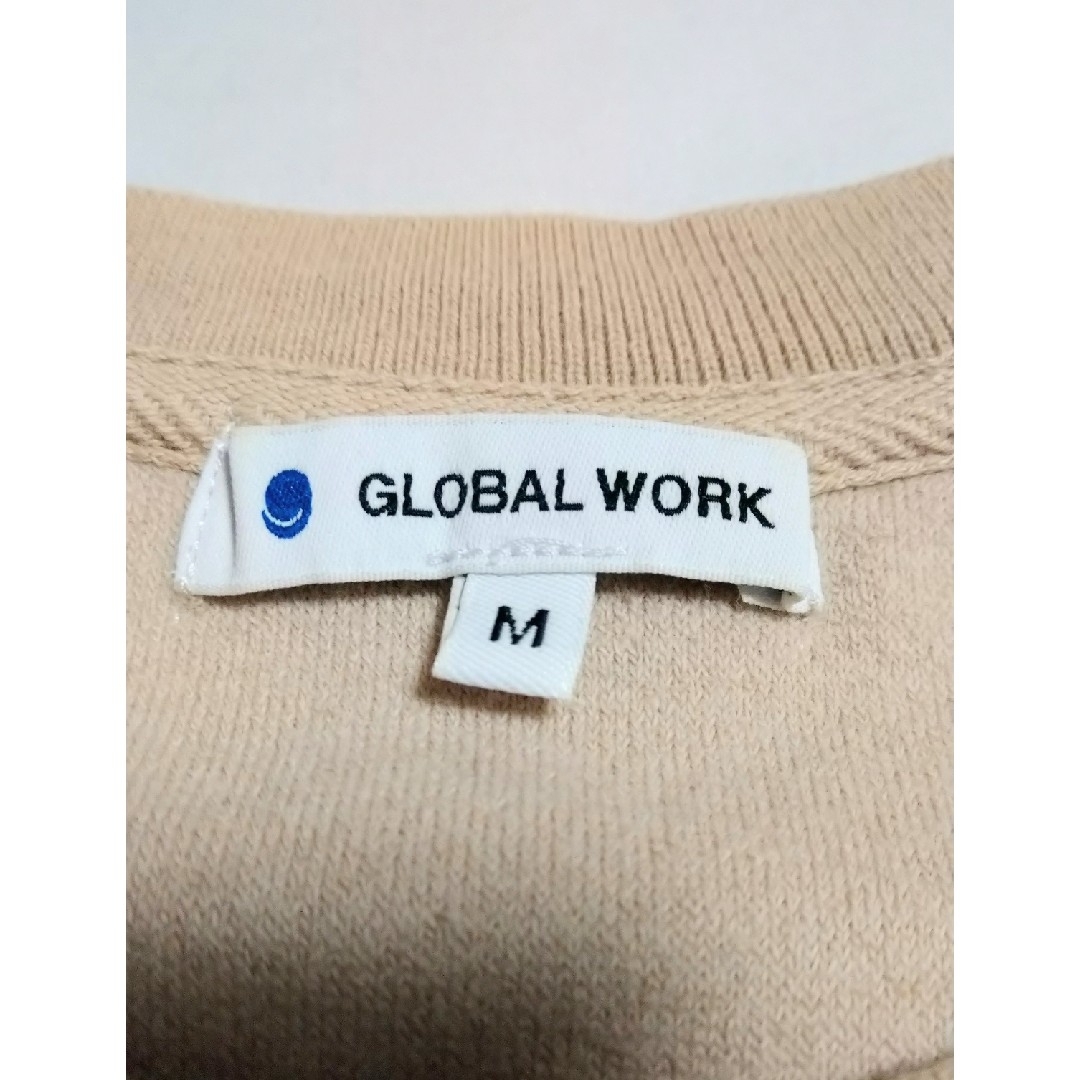 GLOBAL WORK(グローバルワーク)のGLOBAL WORK グローバル　ワーク　半袖　Tシャツ　パイル地　М メンズのトップス(Tシャツ/カットソー(半袖/袖なし))の商品写真