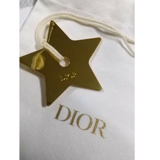 Dior - 美品  Dior  ミニ巾着&スターチャーム  ゴールドロゴ