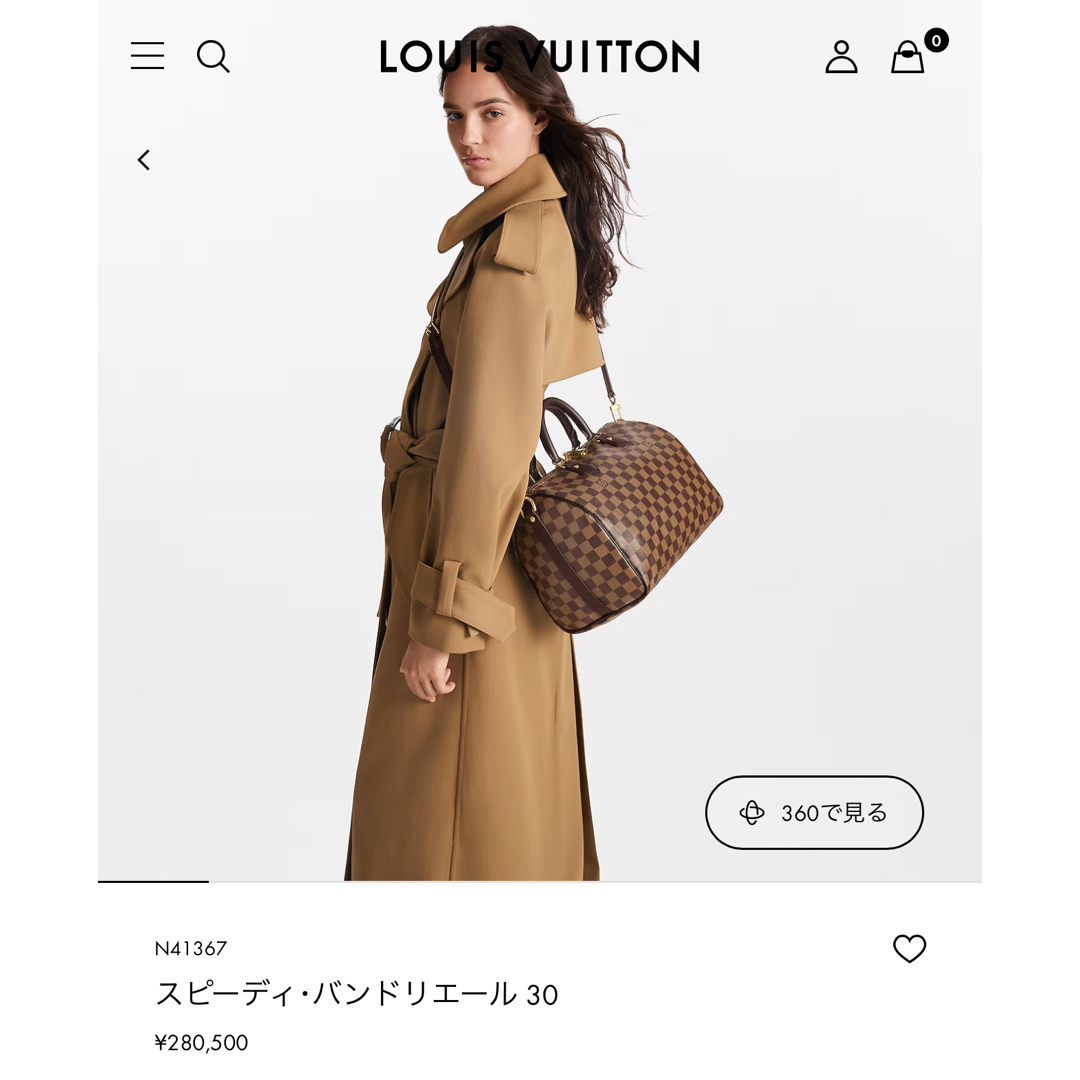 LOUIS VUITTON(ルイヴィトン)の美品⭐︎ ルイヴィトン　スピーディ30 N41183  ダミエ ボストンバッグ レディースのバッグ(ショルダーバッグ)の商品写真