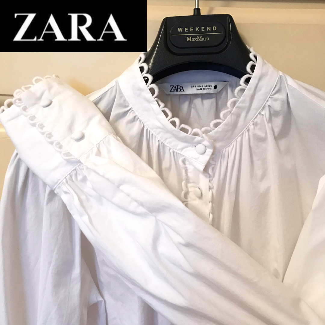 ZARA(ザラ)のZARA シャツ （ size S ） レディースのトップス(シャツ/ブラウス(長袖/七分))の商品写真