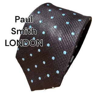 【Paul Smith LONDON】　ブラウン系　ドット柄　イタリア製