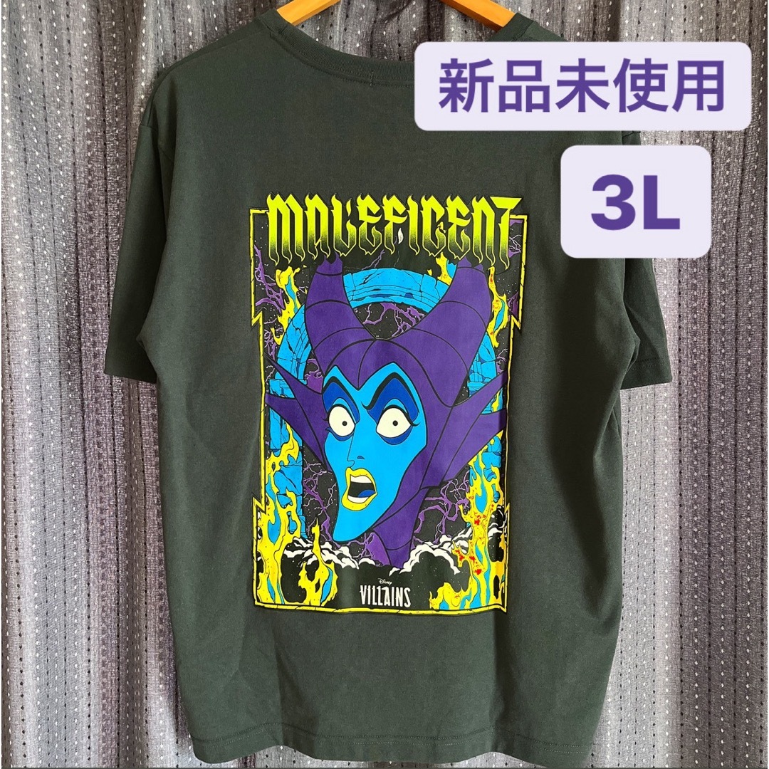 Disney(ディズニー)の新品未使用　ディズニーヴィランズ　マレフィセント　Tシャツ　3L メンズのトップス(Tシャツ/カットソー(半袖/袖なし))の商品写真