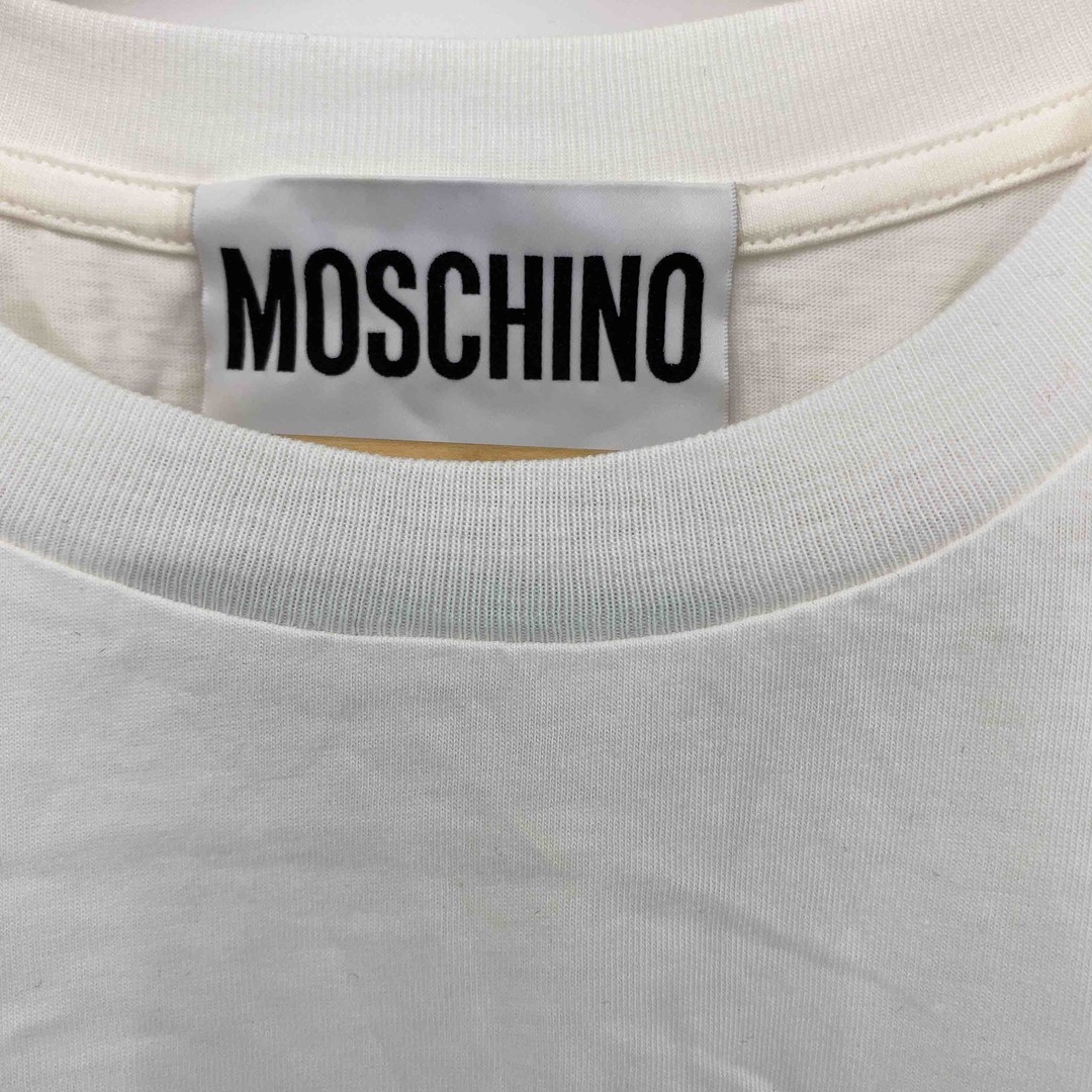 MOSCHINO(モスキーノ)のMOSCHINO モスキーノ レディース Tシャツ（半袖）ホワイト レディースのトップス(Tシャツ(半袖/袖なし))の商品写真