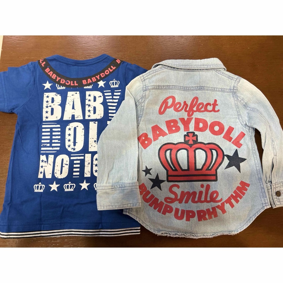 BABYDOLL(ベビードール)のBABYDOLL  100センチセット キッズ/ベビー/マタニティのキッズ服男の子用(90cm~)(Tシャツ/カットソー)の商品写真