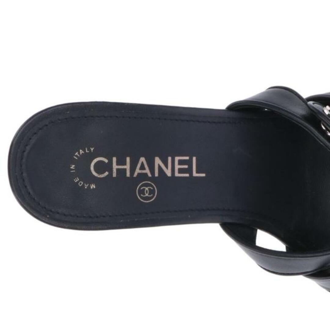 CHANEL(シャネル)のCHANEL シャネル/ターンロックココマークサンダルSize39/ABランク/78【中古】 レディースの靴/シューズ(ミュール)の商品写真