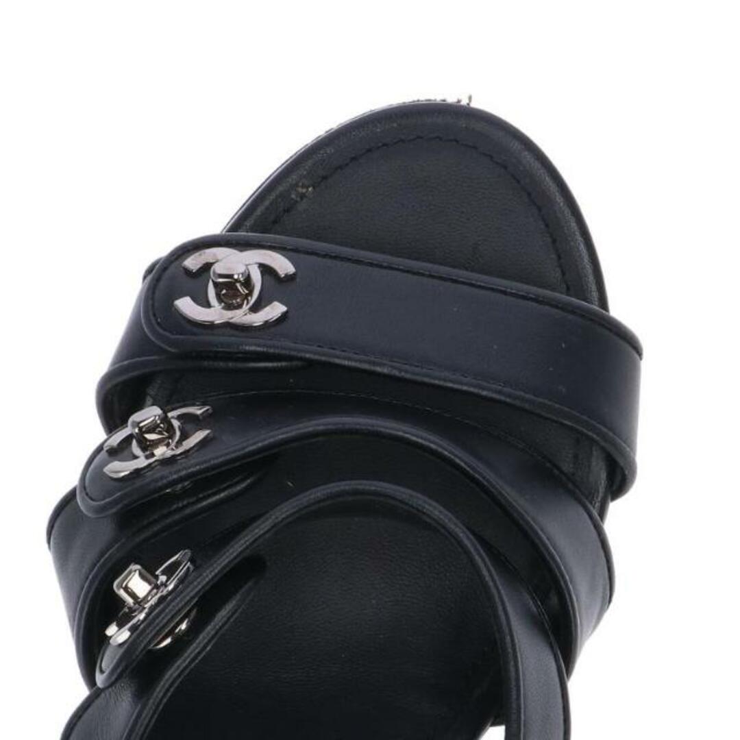 CHANEL(シャネル)のCHANEL シャネル/ターンロックココマークサンダルSize39/ABランク/78【中古】 レディースの靴/シューズ(ミュール)の商品写真