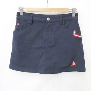 ルコックスポルティフ(le coq sportif)のルコックスポルティフ ゴルフ スカート 速乾 インナーパンツ 紺 ネイビー 7(ウエア)