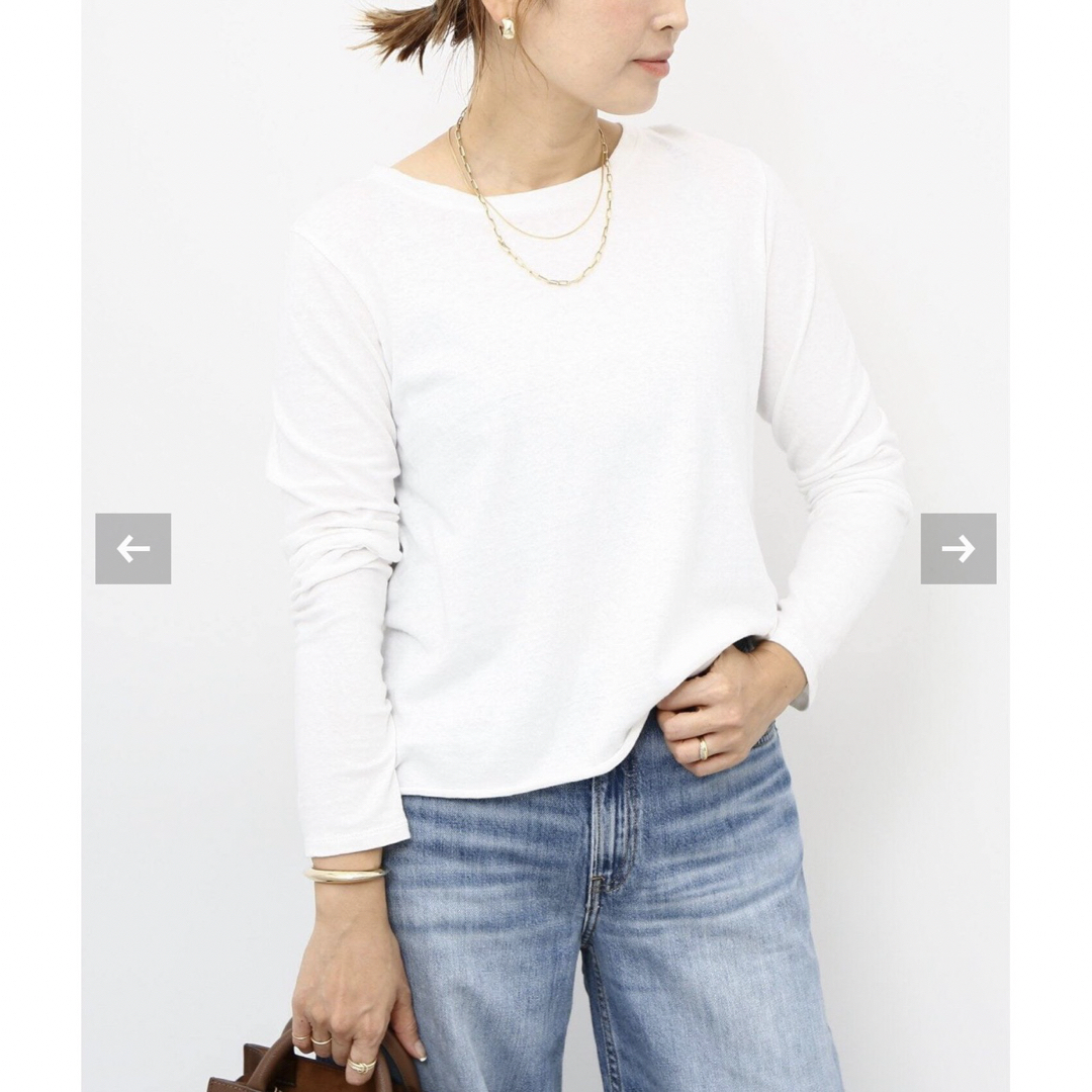 DEUXIEME CLASSE(ドゥーズィエムクラス)のDeuxieme Classe  Layering Tシャツ short レディースのトップス(シャツ/ブラウス(長袖/七分))の商品写真