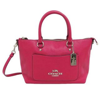 コーチ(COACH)の<br>COACH コーチ/ミニエマサッチェル/2WAYショルダーバッグ/ピンク/F31466/J18**/ABランク/04【中古】(その他)