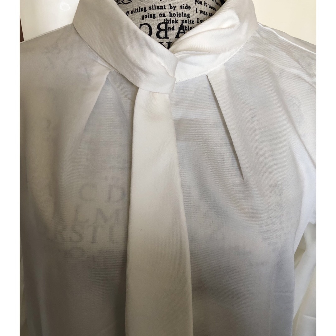 ikka(イッカ)のikka   イッカ　シャツ ブラウス スカーフ レディースのトップス(シャツ/ブラウス(長袖/七分))の商品写真