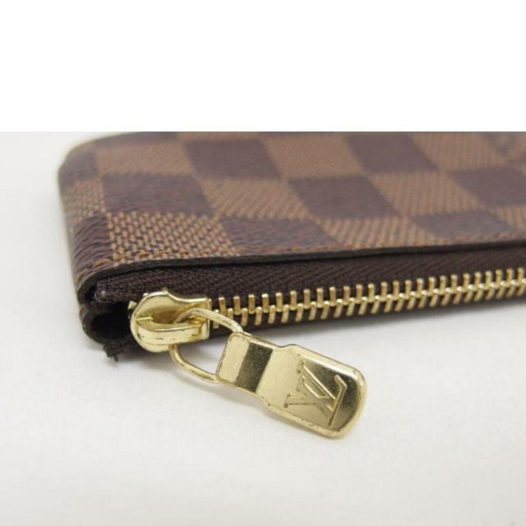 LOUIS VUITTON ルイ・ヴィトン/ポシェット・クレ/ダミエ/エベヌ/N62658/CT1***/ABランク/04【中古】 レディースのファッション小物(コインケース)の商品写真