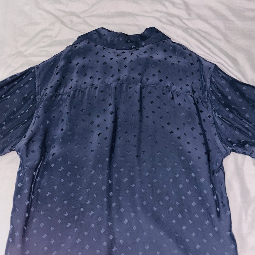 Marni(マルニ)のタグ付き【MARNI】20SS ロゴ総柄オープンカラーシャツ 半袖 メンズのトップス(シャツ)の商品写真