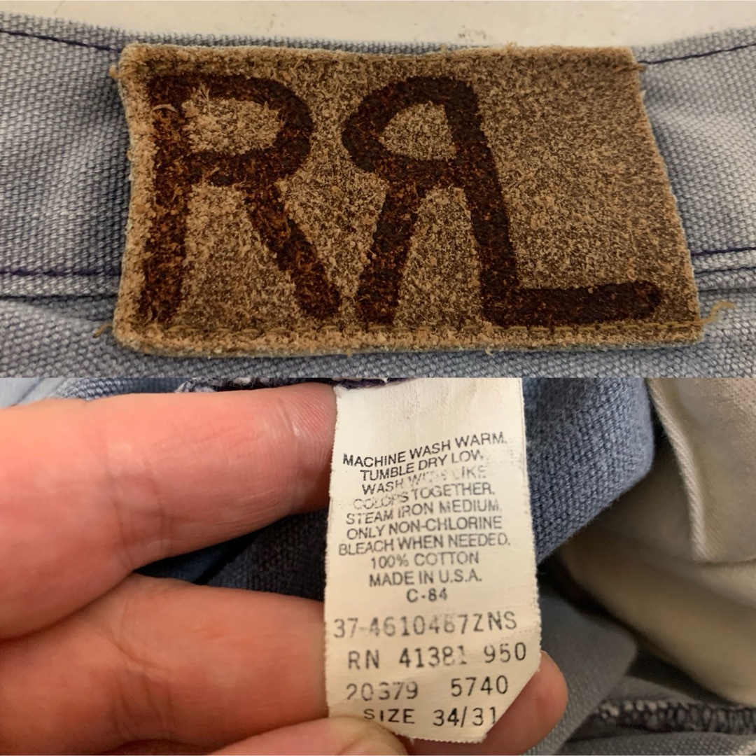 RRL(ダブルアールエル)のRRL VINTAGE ダブルアールエル 90s USA製 デニムハーフパンツ メンズのパンツ(デニム/ジーンズ)の商品写真