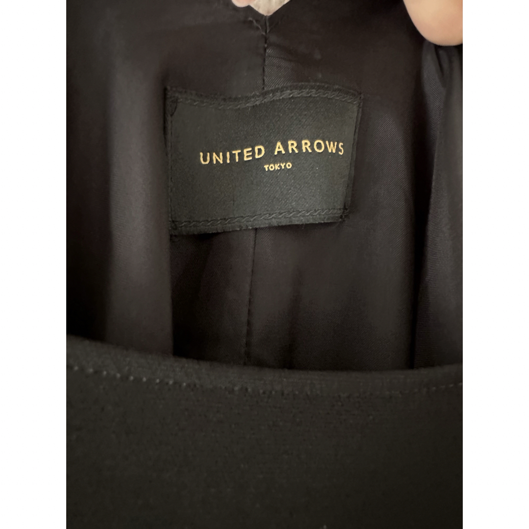 UNITED ARROWS(ユナイテッドアローズ)の＜ユナイテッドアローズ ＞バック リボン 7分袖 ワンピース レディースのワンピース(ひざ丈ワンピース)の商品写真