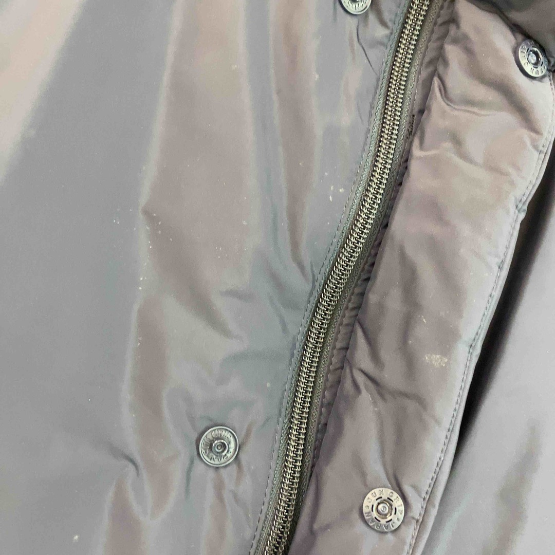 UNIQLO(ユニクロ)のUNIQLO ユニクロ メンズ 中綿ジャケット ネイビー 紺 XL スタンドカラー メンズのジャケット/アウター(ダウンジャケット)の商品写真