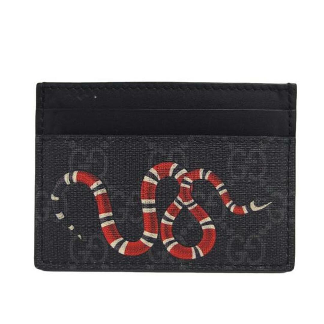 Gucci(グッチ)の<br>GUCCI グッチ/キングスネーク/GGスプリーム/カードケース/451277/195*/ABランク/04【中古】 レディースのファッション小物(財布)の商品写真