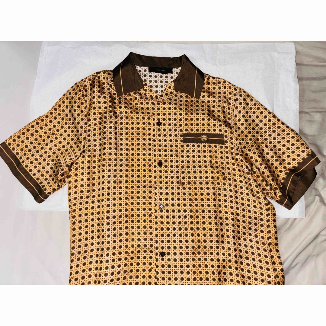 AMIRI(アミリ)のタグ付き【AMIRI】22SS WEAVE BOWLING SHIRT メンズのトップス(シャツ)の商品写真