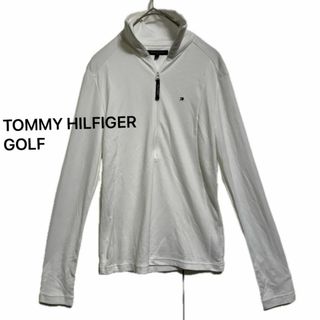 TOMMY HILFIGER - トミー ヒルフィガー ゴルフ　ハーフジップ　白　長袖　ゴルフウェア　スポーツ