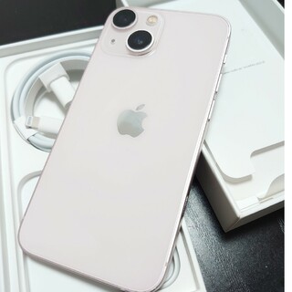 アイフォーン(iPhone)のジャンク品　iPhone 13 mini ピンク 128 GB SIMフリー(スマートフォン本体)