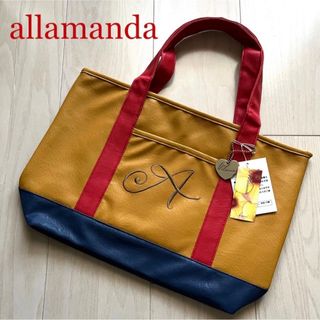 allamanda - 新品 allamanda アラマンダ トートバッグ チャーム付き