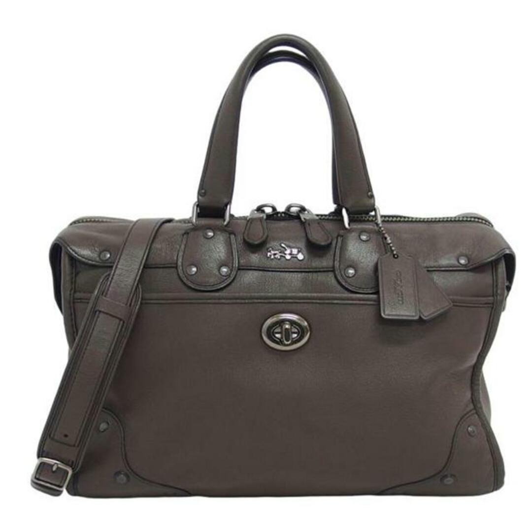 COACH(コーチ)の<br>COACH コーチ/2WAYレザーハンドバッグ/ダークブラウン/33689/E14**/ABランク/04【中古】 レディースのバッグ(その他)の商品写真