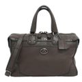 <br>COACH コーチ/2WAYレザーハンドバッグ/ダークブラウン/3368