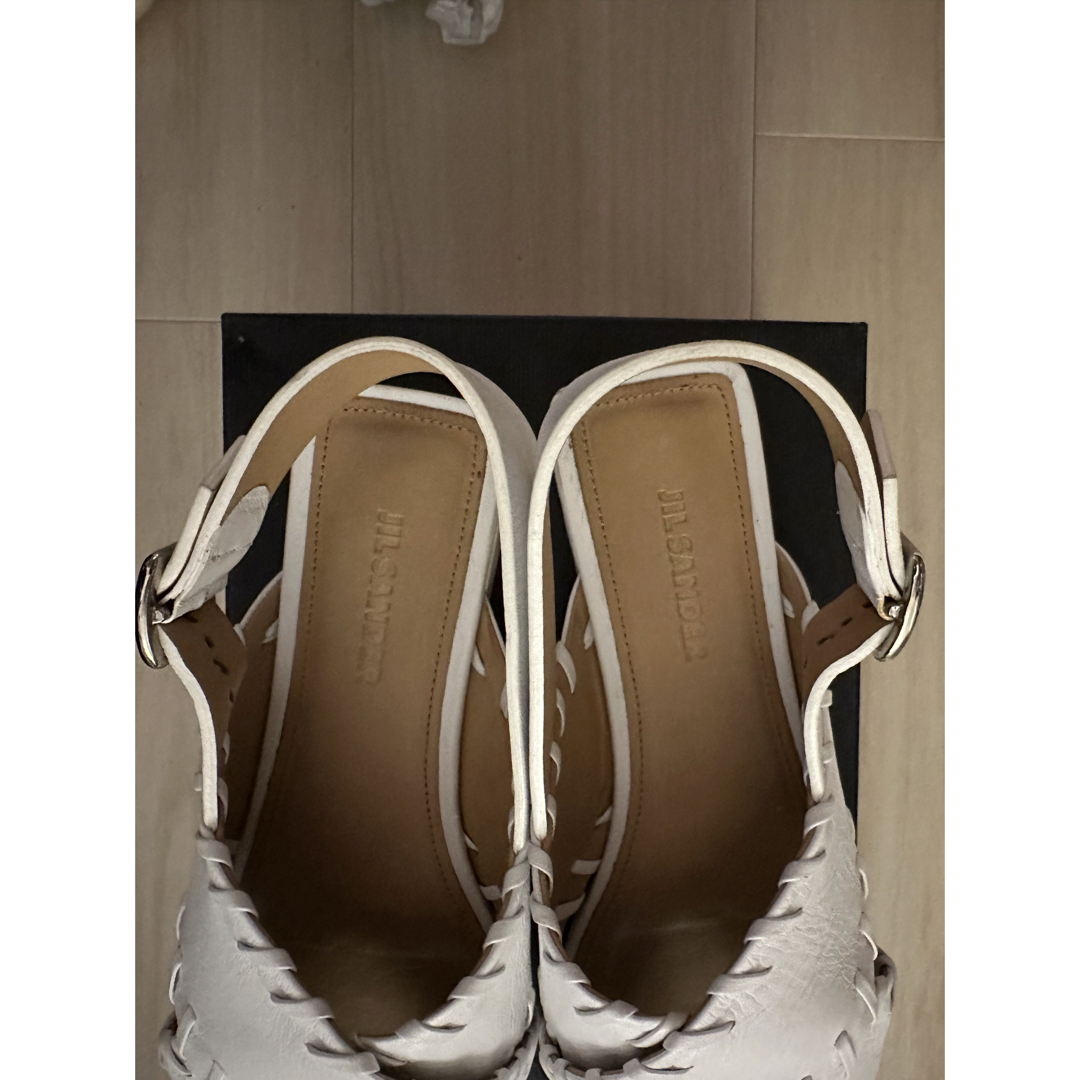 Jil Sander(ジルサンダー)のJILSANDER スクエア サンダル　35 レディースの靴/シューズ(サンダル)の商品写真