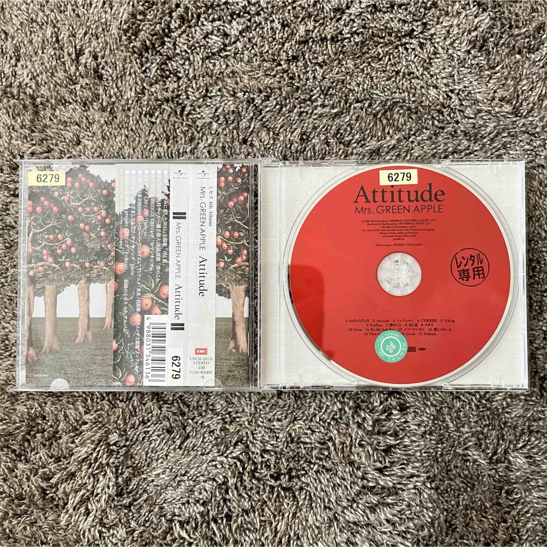 Mrs.GREEN APPLE／Attitude エンタメ/ホビーのCD(ポップス/ロック(邦楽))の商品写真