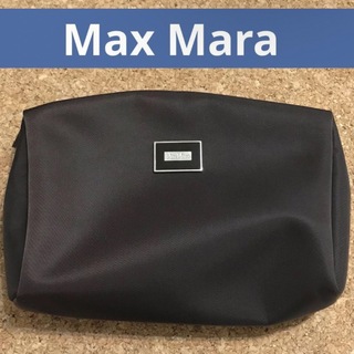 Max Mara - Max Mara マックスマーラ ナイロン ポーチ ブラウン 茶 シンプル